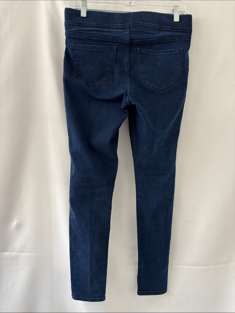 Old Navy Super Skinny Mid-Rise Jeggings Women’s Size 8 Dark Wash Pull-On - Picture 6 of 9